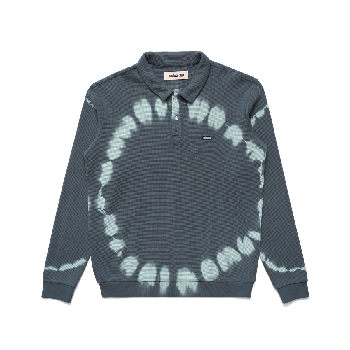 Mini Metal Logo Longsleeve Thermal Polo