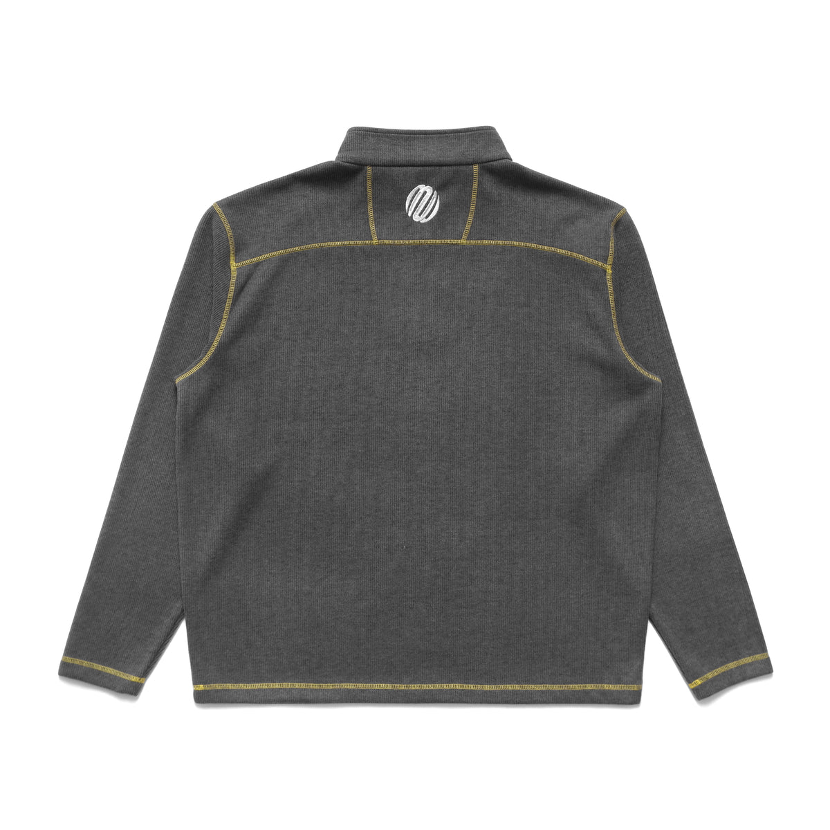 Contrast Stitch Quarter Zip Pullover