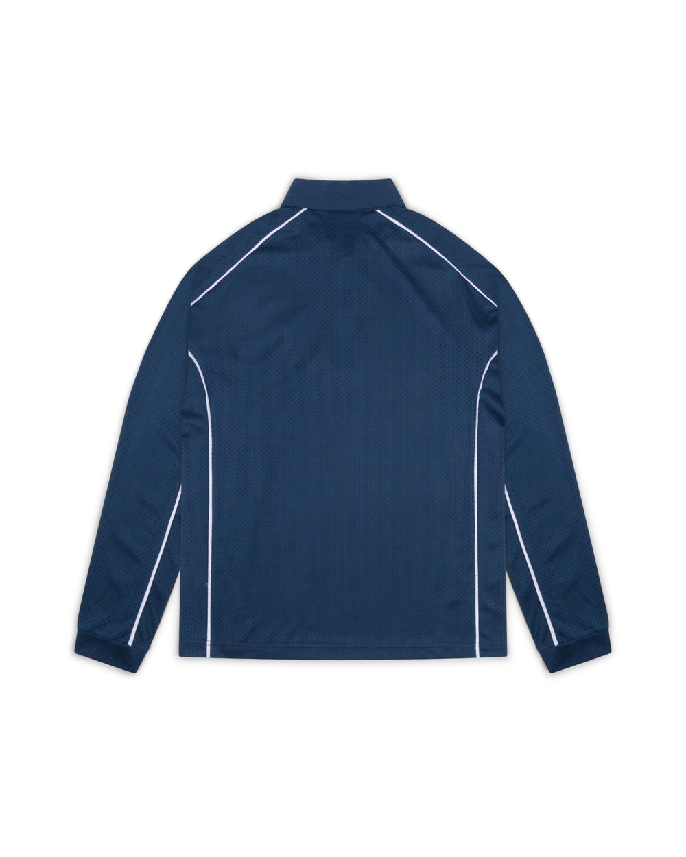 Piped Longsleeve Quarter Zip Polo