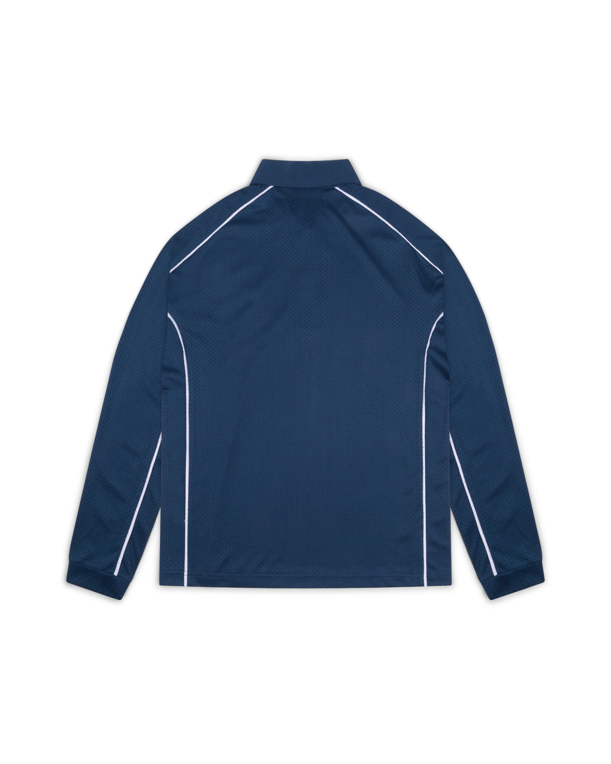 Piped Longsleeve Quarter Zip Polo