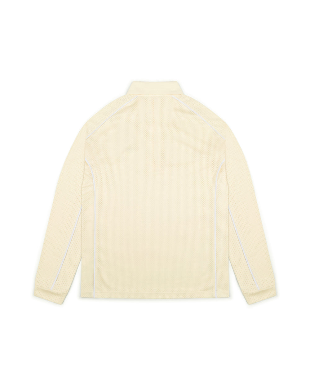 Piped Longsleeve Quarter Zip Polo