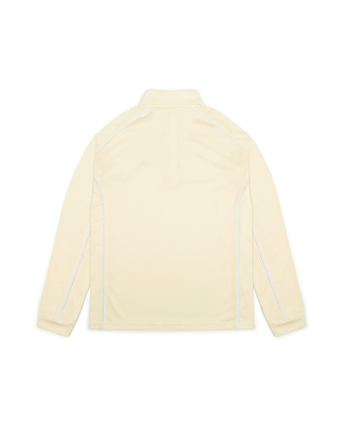 Piped Longsleeve Quarter Zip Polo