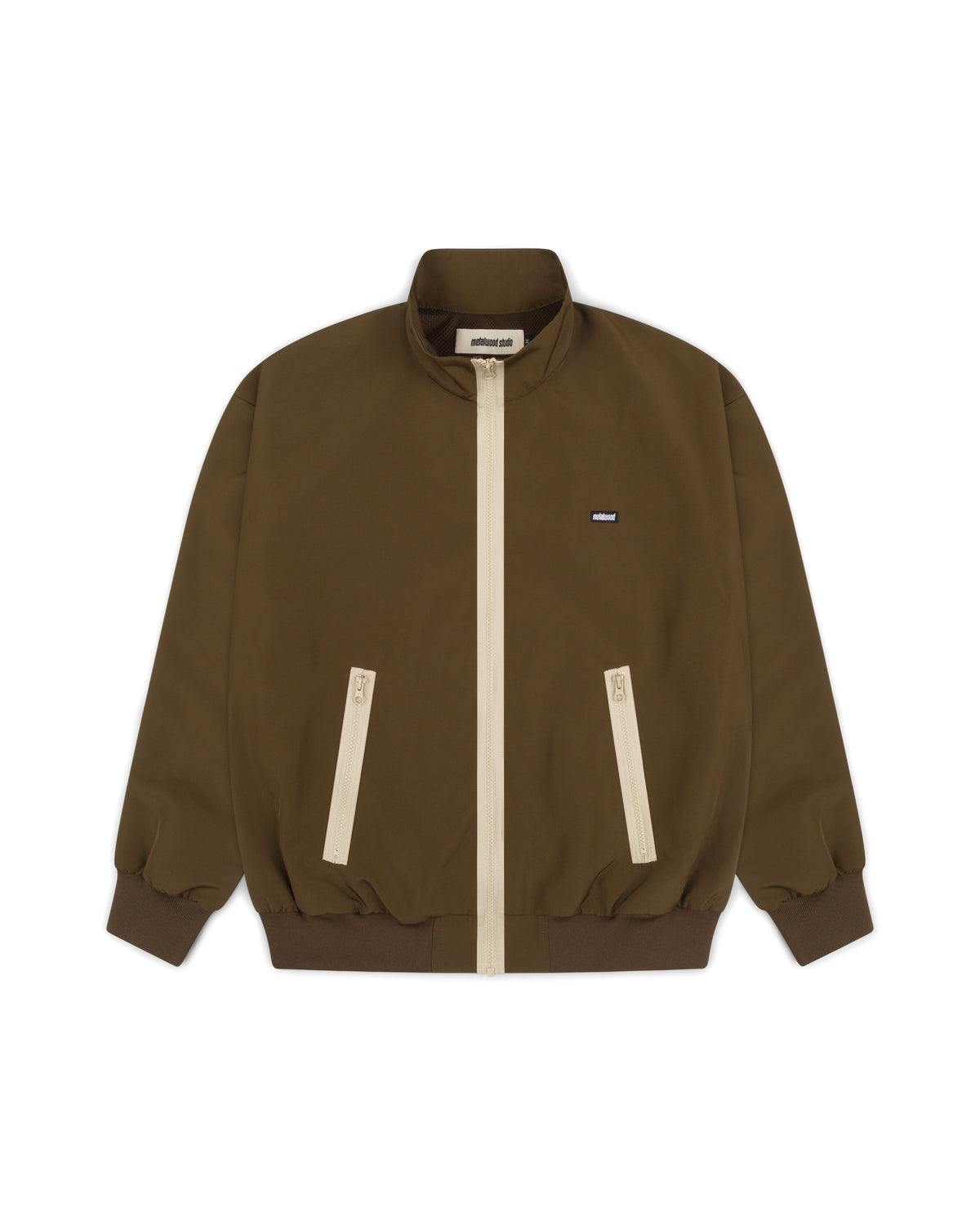 Contrast Zip Windbreaker