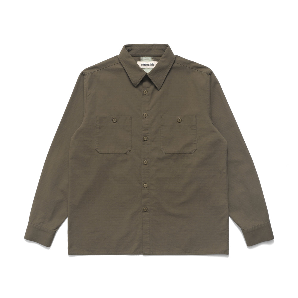 Paneled Work Shirt