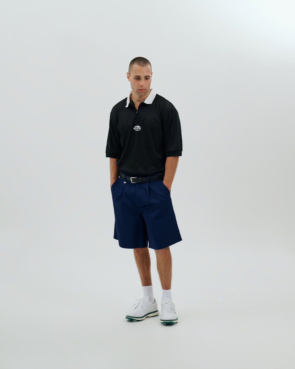 Quarter Zip Jersey Polo