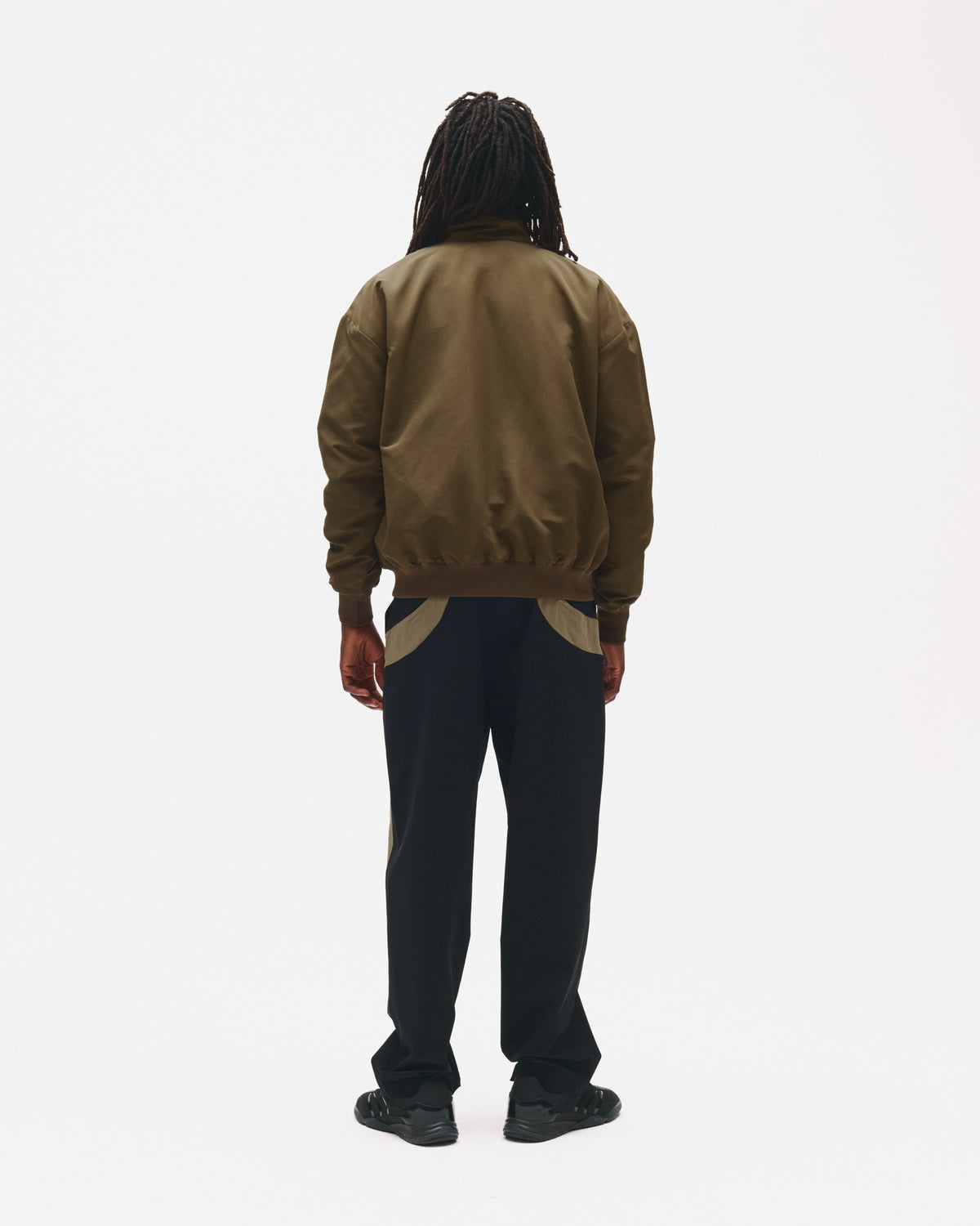 Contrast Zip Windbreaker
